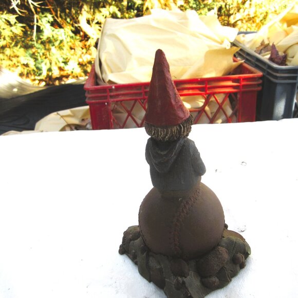 VTG 1984 TOM CLARK GNOME, HOMER, SITTING ON BASEBALL, RETIRED 10/93 - Picture 3 of 10